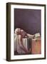 The Murdered Marat-Jacques-Louis David-Framed Art Print