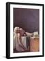 The Murdered Marat-Jacques-Louis David-Framed Art Print