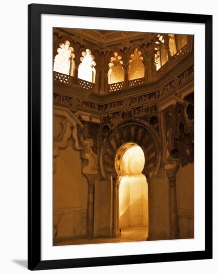 The Musallah, Private Oratory with Mihrab, Aljaferia Palace, Saragossa (Zaragoza), Spain-Guy Thouvenin-Framed Photographic Print