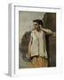 The Muse: History, c.1865-Jean-Baptiste-Camille Corot-Framed Giclee Print