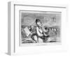 The Muse of the Brasserie-Honore Daumier-Framed Giclee Print