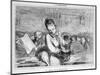 The Muse of the Brasserie-Honore Daumier-Mounted Giclee Print
