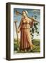 The Muse Polyhymnia, Inventor of Agriculture-Ferraresischer Meister-Framed Premium Giclee Print