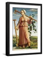The Muse Polyhymnia, Inventor of Agriculture-Ferraresischer Meister-Framed Premium Giclee Print