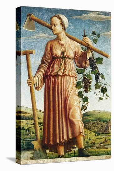 The Muse Polyhymnia, Inventor of Agriculture-Ferraresischer Meister-Stretched Canvas