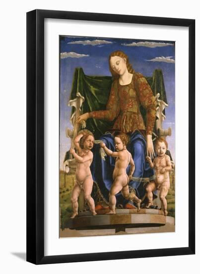 The Muse Terpsichore, 1455-1460-Cosimo Tura-Framed Giclee Print