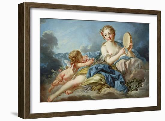 The Muse Terpsichore-Francois Boucher-Framed Giclee Print