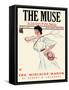 The Muse-Edward Penfield-Framed Stretched Canvas