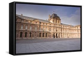 The Musee Louvre in Paris, France, Europe-Julian Elliott-Framed Stretched Canvas