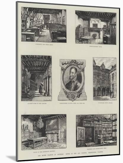 The Musee Plantin at Antwerp, House of the Old Printer, Christopher Plantin-null-Mounted Giclee Print