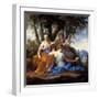 The Muses Clio, Euterpe, and Thalia-Eustache Le Sueur-Framed Giclee Print