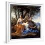 The Muses Clio, Euterpe, and Thalia-Eustache Le Sueur-Framed Giclee Print