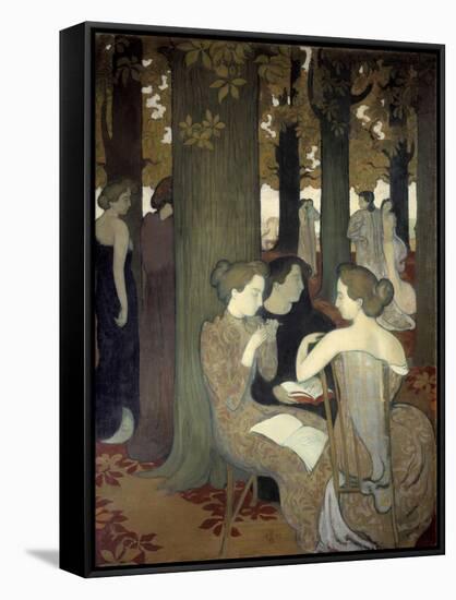 The Muses or in the Park by Maurice Denis-null-Framed Stretched Canvas