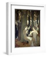 The Muses or in the Park by Maurice Denis-null-Framed Giclee Print