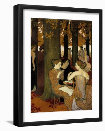 The Muses (Or Sacred Wood)-Maurice Denis-Framed Giclee Print