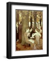 The Muses-Maurice Denis-Framed Art Print