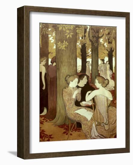 The Muses-Maurice Denis-Framed Art Print