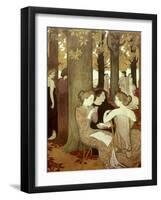 The Muses-Maurice Denis-Framed Art Print