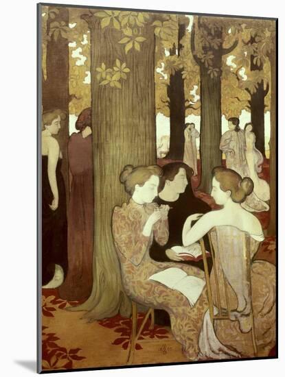 The Muses-Maurice Denis-Mounted Art Print