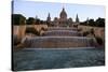 The Museu Nacional D'Art De Catalunya on the Montjuic Hill in Barcelona, Spain-Paul Dymond-Stretched Canvas