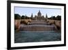 The Museu Nacional D'Art De Catalunya on the Montjuic Hill in Barcelona, Spain-Paul Dymond-Framed Photographic Print