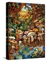 The Mushroom Fairies-Bill Bell-Stretched Canvas