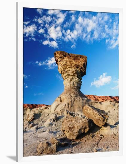 The Mushroom Rock Formation, Ischigualasto Provincial Park, UNESCO World Heritage Site, San Juan Pr-Karol Kozlowski-Framed Photographic Print