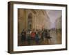 The Music Conservatory at Boulevard Poisssoniere, 1889-Jean Béraud-Framed Giclee Print