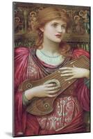 The Music Faintly Falling, Dies Away / Thy Dear Eyes Dream That Love Will Live for Aye, 1893-John Melhuish Strudwick-Mounted Giclee Print