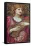 The Music Faintly Falling, Dies Away / Thy Dear Eyes Dream That Love Will Live for Aye, 1893-John Melhuish Strudwick-Framed Stretched Canvas