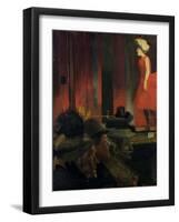 The Music Hall, 1889-Walter Richard Sickert-Framed Giclee Print