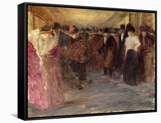 The Music Hall, c.1890-Jean Louis Forain-Framed Stretched Canvas