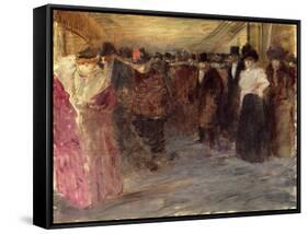 The Music Hall, c.1890-Jean Louis Forain-Framed Stretched Canvas