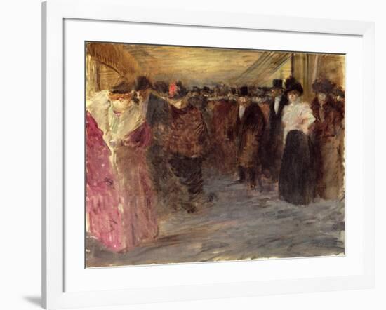 The Music Hall, c.1890-Jean Louis Forain-Framed Giclee Print