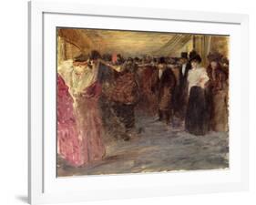 The Music Hall, c.1890-Jean Louis Forain-Framed Giclee Print