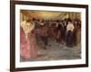 The Music Hall, c.1890-Jean Louis Forain-Framed Giclee Print