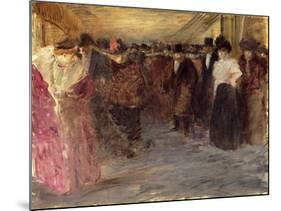 The Music Hall, c.1890-Jean Louis Forain-Mounted Giclee Print