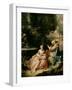 The Music Lesson, 1749-Francois Boucher-Framed Giclee Print