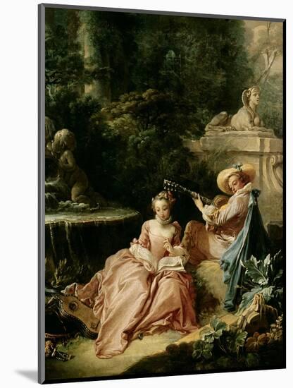 The Music Lesson, 1749-Francois Boucher-Mounted Giclee Print