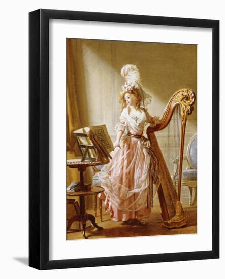 The Music Lesson, 1788-Michael Garnier-Framed Giclee Print