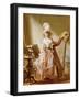 The Music Lesson, 1788-Michael Garnier-Framed Giclee Print