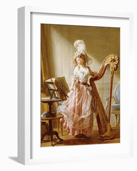 The Music Lesson, 1788-Michael Garnier-Framed Giclee Print