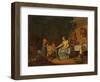 The Music Lesson, 1796 (Oil on Canvas)-Martin Drolling-Framed Giclee Print