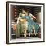 The Music Lesson, 1877-Frederick Leighton-Framed Giclee Print