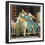 The Music Lesson, 1877-Frederick Leighton-Framed Giclee Print