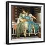 The Music Lesson, 1877-Frederick Leighton-Framed Giclee Print