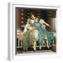 The Music Lesson, 1877-Frederick Leighton-Framed Giclee Print