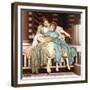 The Music Lesson, 1877-Frederic Leighton-Framed Giclee Print