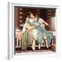 The Music Lesson, 1877-Frederic Leighton-Framed Giclee Print