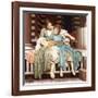 The Music Lesson, 1877-Frederic Leighton-Framed Giclee Print